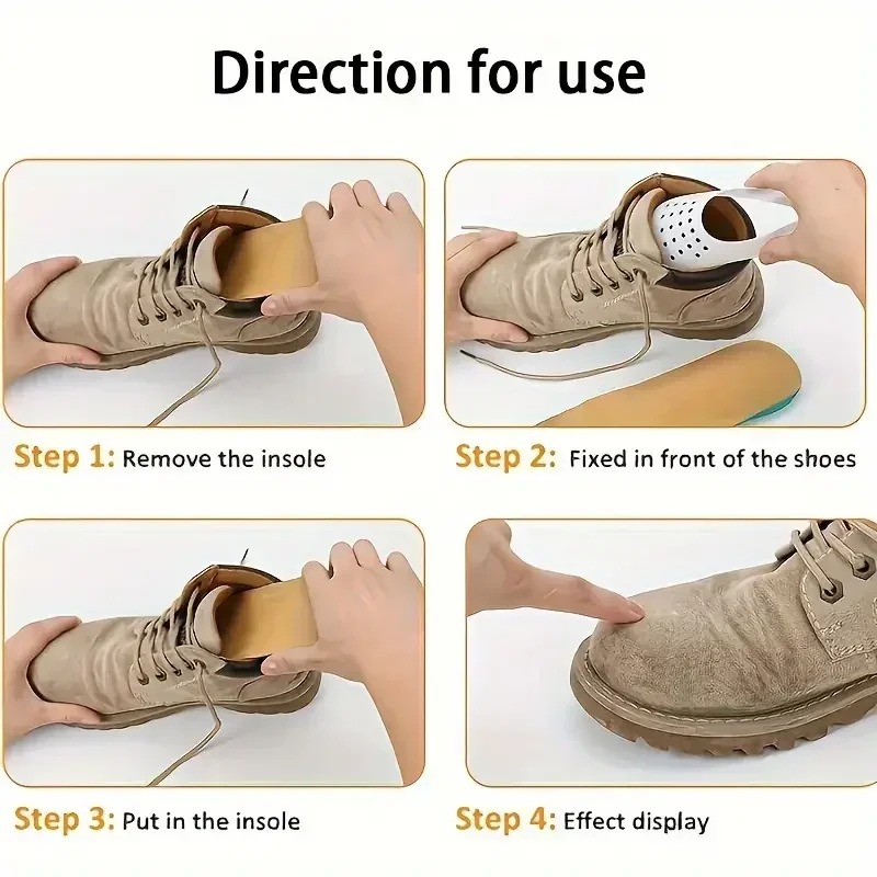 4 adet Anti Kırışıklık Ayakkab - Crease Protector Toe incelemesi ve fiyatı